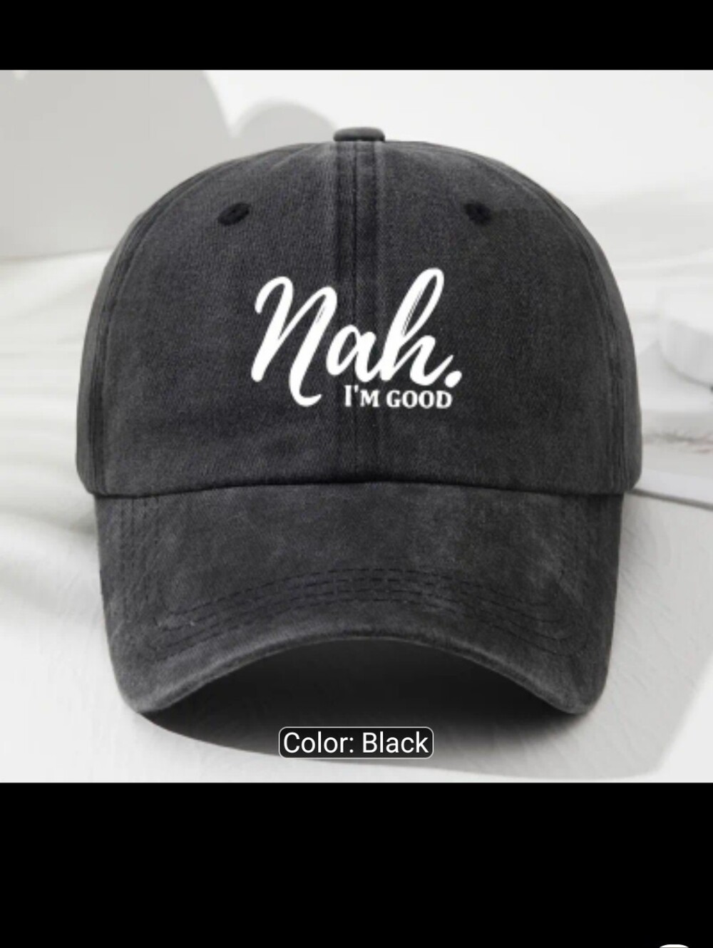 NEW-Nah, I'm good hat